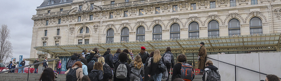 Arrivée au musée d'Orsay