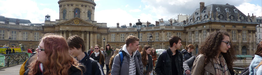 notre groupe à Paris