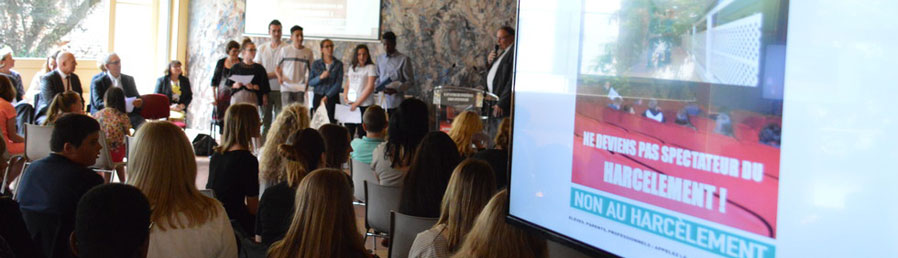 remise du prix Non au harcèlement