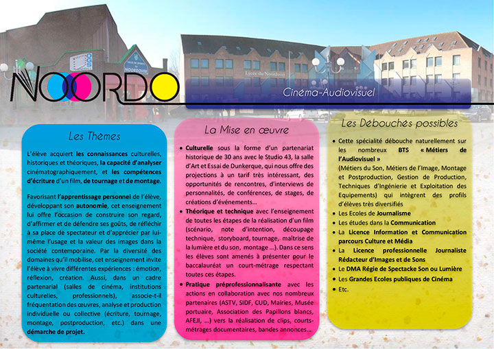 spécialité Cinéma-audiovisuel