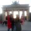 Berlin - Souvenir devant la Porte de Brandebourg